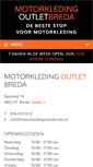 Mobile Screenshot of motorkledingoutletbreda.nl